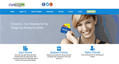 Desktop Screenshot of clickperks.com